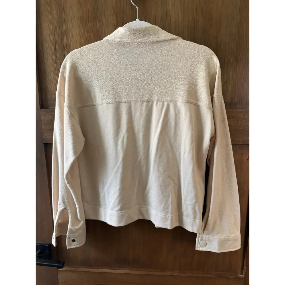Hippie Rose Women's Light Jacket Beige Button-Up Size‎ XS Fall Spring